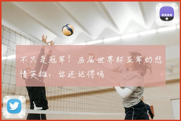 不只是冠军！历届世界杯亚军的悲情英雄，你还记得吗